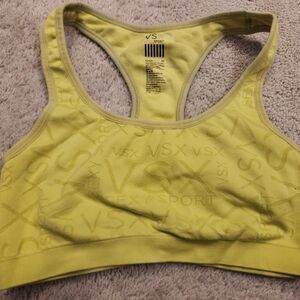 Medium Neon Yellow Victoria's Secret Sports Bra
